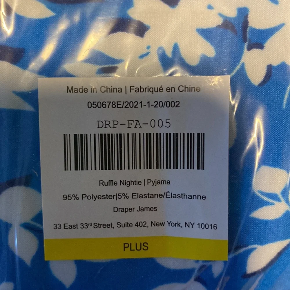 Draper James pajamas nightgown. NWT size XXL/XXXL - Picture 2 of 5